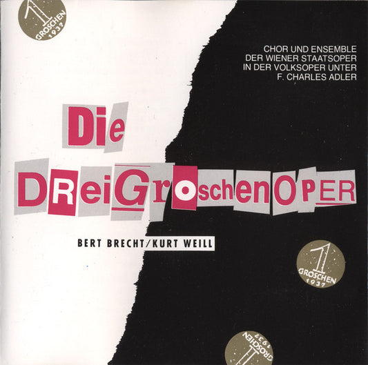 Bertolt Brecht / Kurt Weill : Die Dreigroschenoper (CD, Mono)