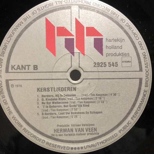Herman van Veen : Kerstliederen (LP, Album, Gat)