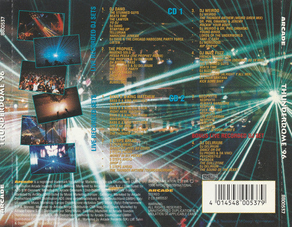 Various : Thunderdome '96 - Dance Or Die! (Special German Edition) (2xCD, M/Print, P/Mixed)