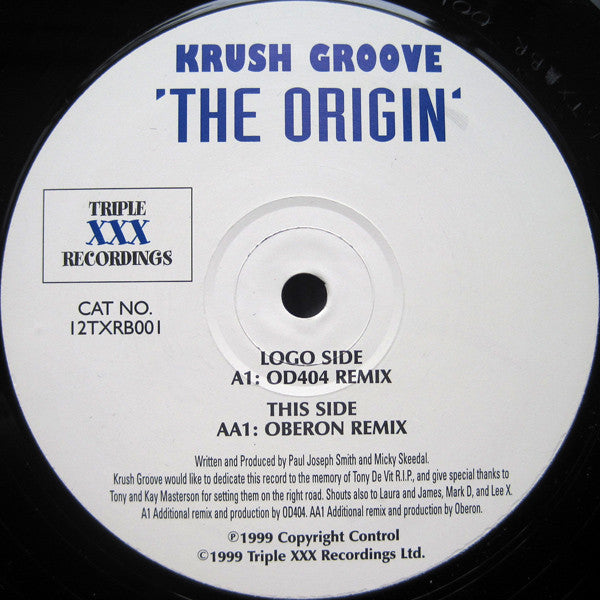 Krush Groove : The Origin (12")