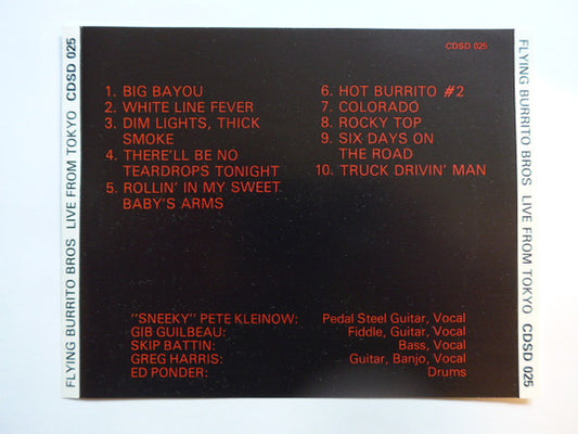 The Flying Burrito Bros : Live From Tokyo (CD, Album)