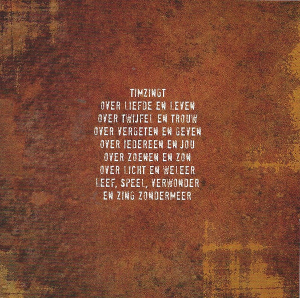 Timzingt : Zondermeer (CD, Album)