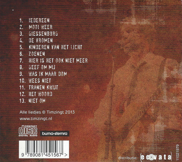 Timzingt : Zondermeer (CD, Album)