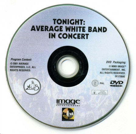 Average White Band : Tonight: Average White Band In Concert (DVD-V, Multichannel, PAL)
