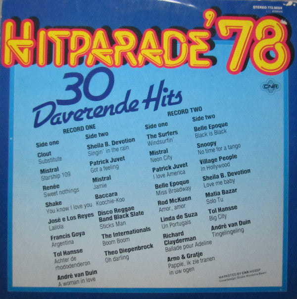 Various : Hitparade '78 (2xLP, Comp, Gat)