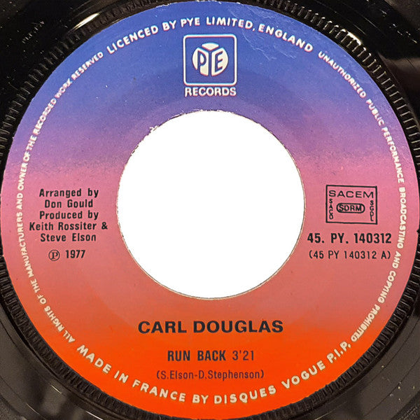 Carl Douglas : Run Back (7", Single)