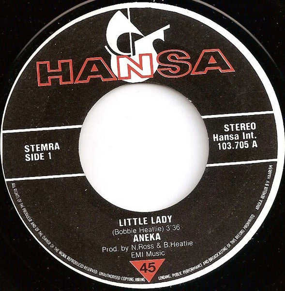Aneka : Little Lady (7", Single)