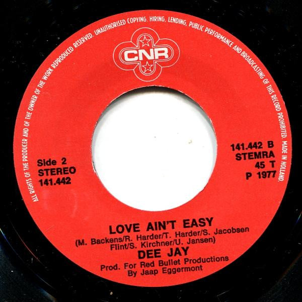 Dee Jay (3) : Gloria (7", Single)