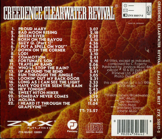 Creedence Clearwater Revival : Really The Best (CD, Comp, Ltd)