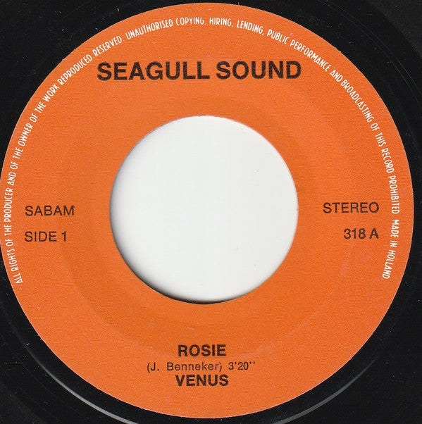 Venus (81) : Rosie (7", Single)