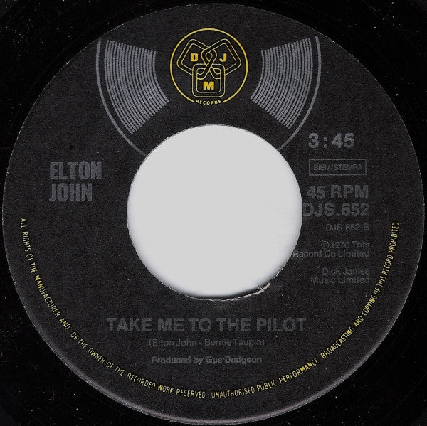 Elton John : Pinball Wizard (7", Single)