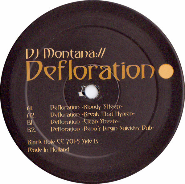 DJ Montana : Defloration (12")