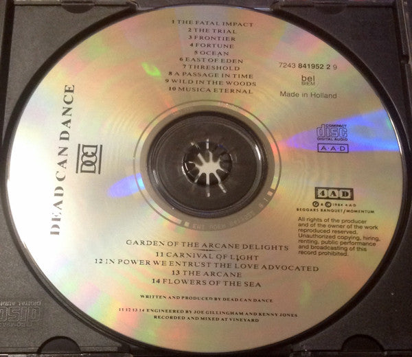 Dead Can Dance : Dead Can Dance (CD, Album)