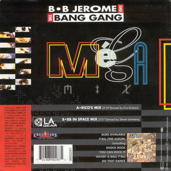 B.B. Jerome & The Bang Gang : Mega Mix (12")