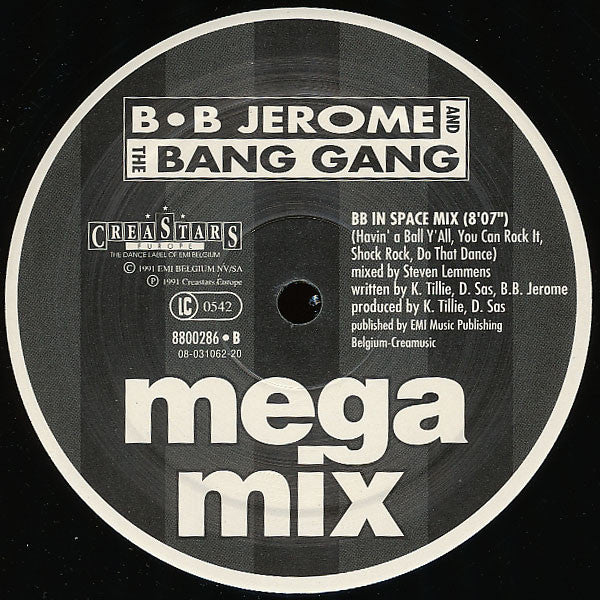 B.B. Jerome & The Bang Gang : Mega Mix (12")