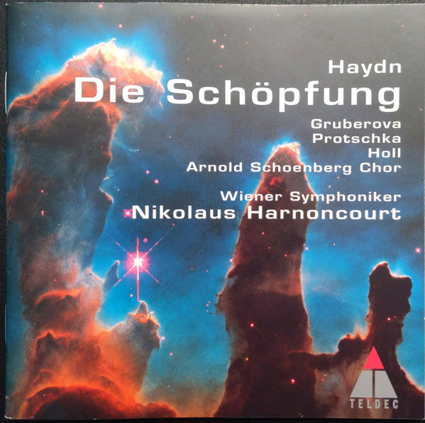 Joseph Haydn / Edita Gruberova, Josef Protschka, Robert Holl, Arnold Schoenberg Chor, Wiener Symphoniker, Nikolaus Harnoncourt : Die Schöpfung = The Creation = La Création (2xCD, Album, RE)