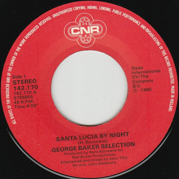 George Baker Selection : Santa Lucia By Night (7", Single)
