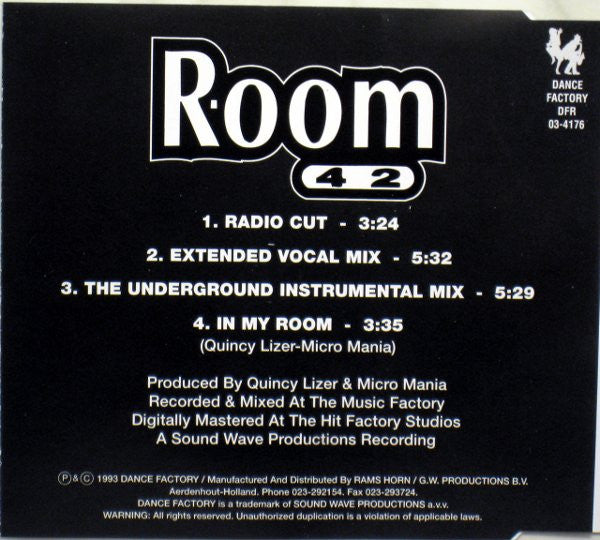 Room 42 : Colourblind World (CD, Maxi)