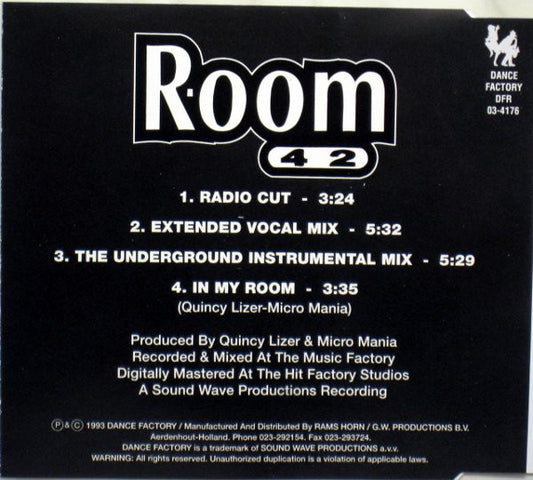 Room 42 : Colourblind World (CD, Maxi)