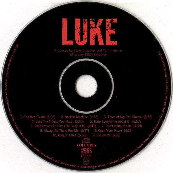 Steve Lukather : Luke (CD, Album)