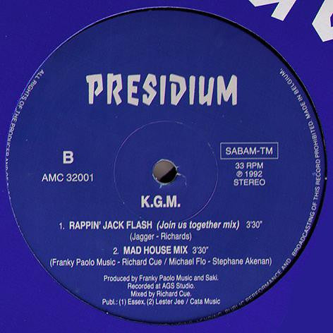 K.G.M. : Rappin' Jack Flash (12")