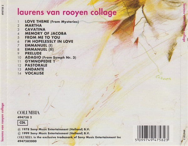 Laurens Van Rooyen : Collage (CD, Comp)