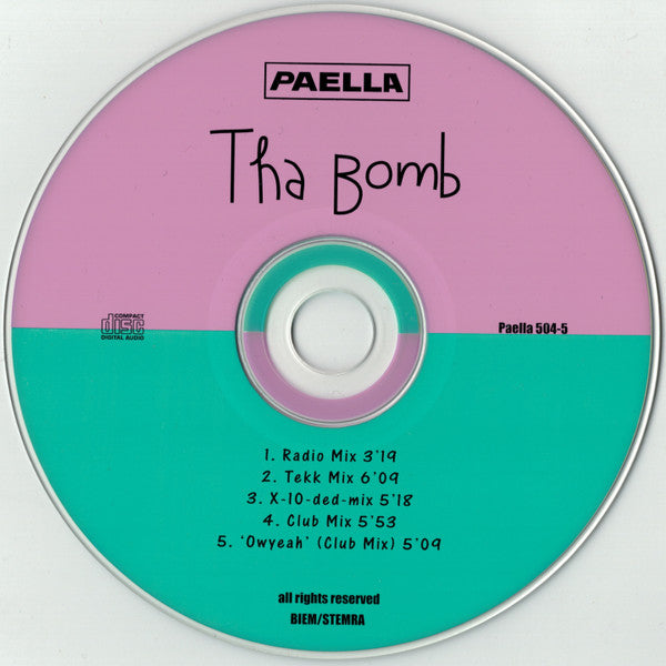 Tha Bomb : Tha Bomb (CD, Maxi)