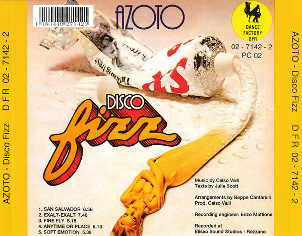 Azoto : Disco Fizz (CD, Album, RE)