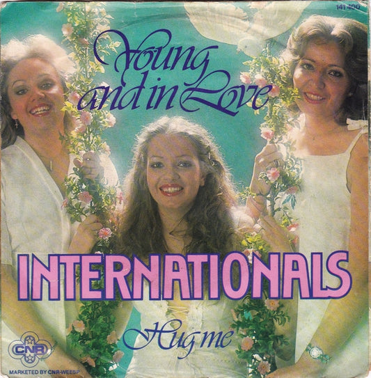 The Internationals (11) : Young And In Love (7", Single)