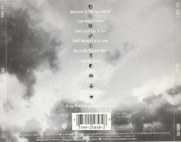 Jane Child : Jane Child (CD, Album)