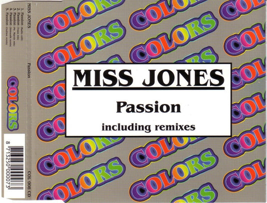 Miss Jones : Passion (CD, Maxi)