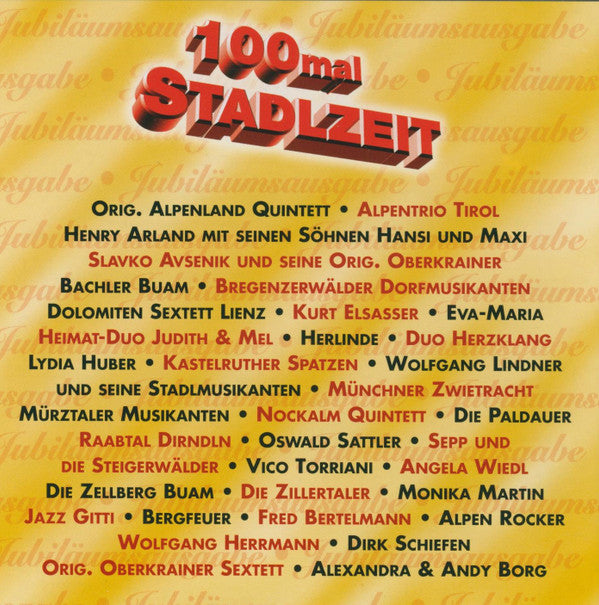 Various : 100mal Stadlzeit (2xCD, Comp)