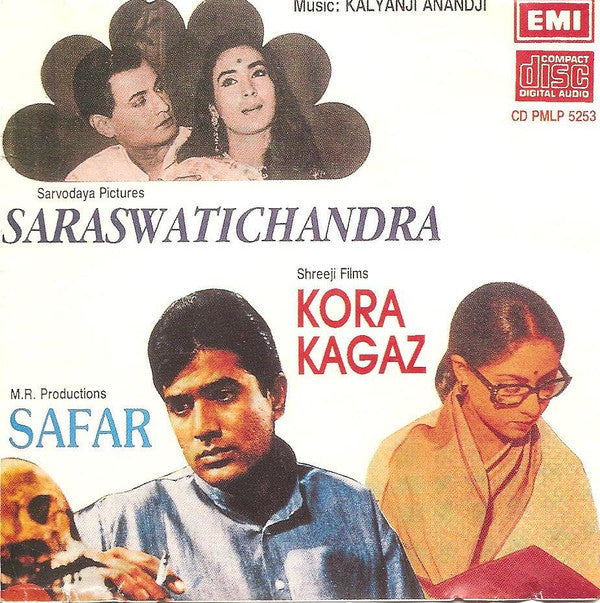 Kalyanji-Anandji : Saraswatichandra (1968) / Safar (1970) / Kora Kagaz (1974) (CD, Comp)