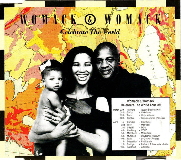 Womack & Womack : Celebrate The World (CD, Maxi)