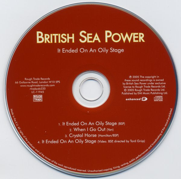 British Sea Power : It Ended On An Oily Stage (CD, Single, Enh, CD2)