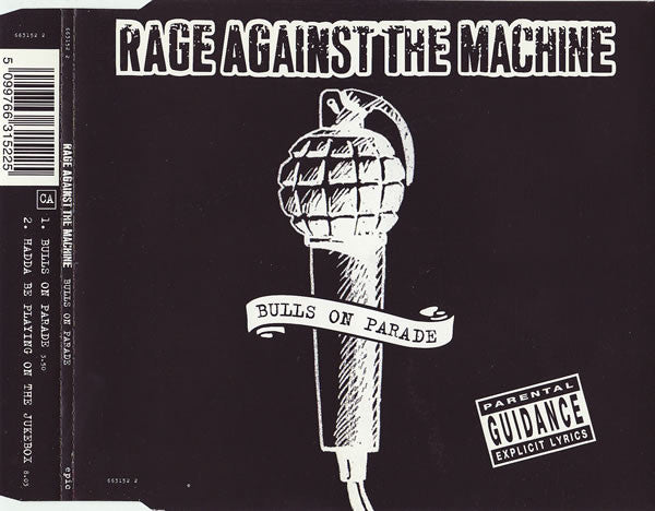 Rage Against The Machine : Bulls On Parade (CD, Single)