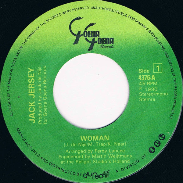 Jack Jersey : Woman (7")