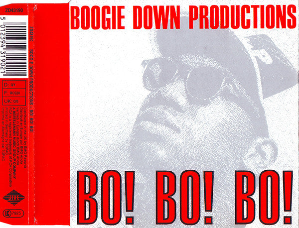 Boogie Down Productions : Bo! Bo! Bo! (CD, Maxi)