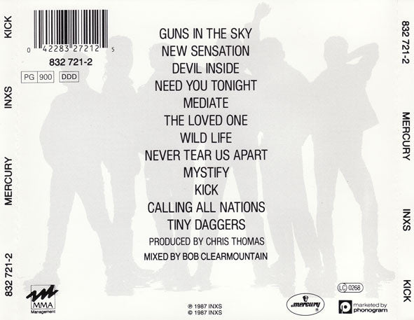 INXS : Kick (CD, Album, RP)