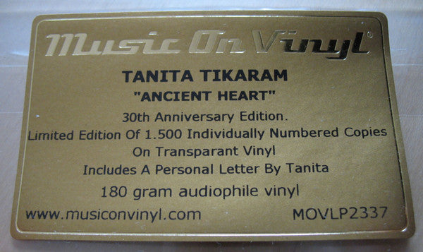 Tanita Tikaram : Ancient Heart (LP, Album, Ltd, Num, RE, Tra)