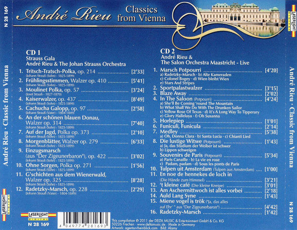 André Rieu : Classics From Vienna (2xCD, Album)