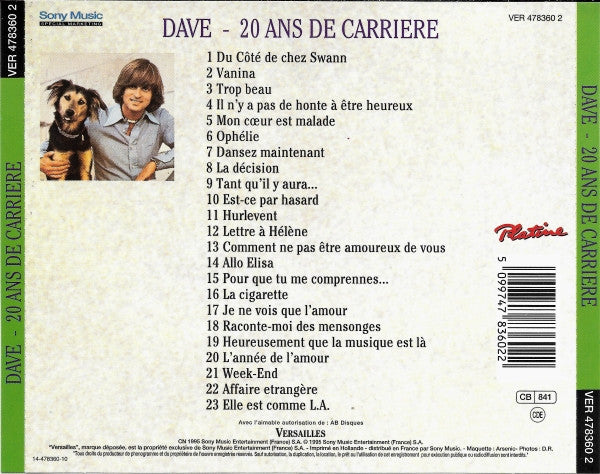 Dave (13) : 20 Ans De Carriere (CD, Comp)