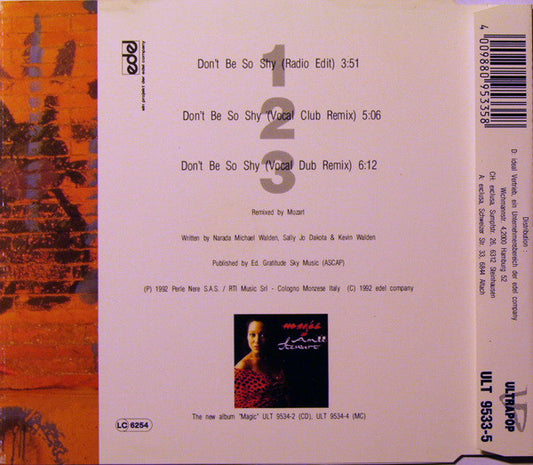 Amii Stewart : Don't Be So Shy (CD, Maxi)