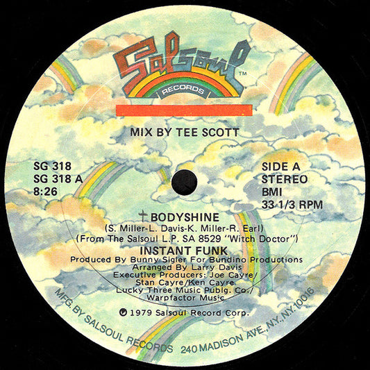 Instant Funk : Bodyshine (12", Gol)
