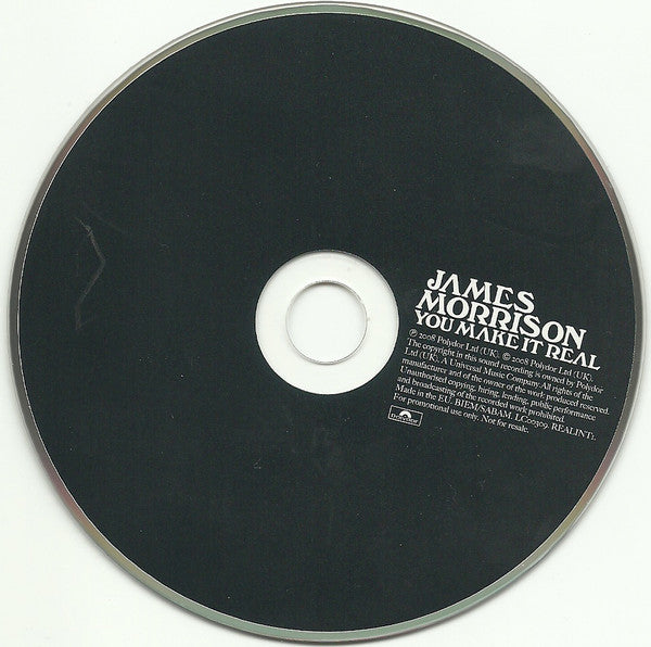 James Morrison (2) : You Make It Real (CD, Single, Promo)