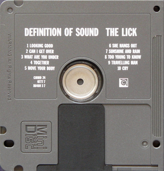 Definition Of Sound : The Lick (MD, Album)