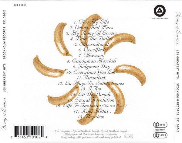 Army Of Lovers : Les Greatest Hits (CD, Comp)