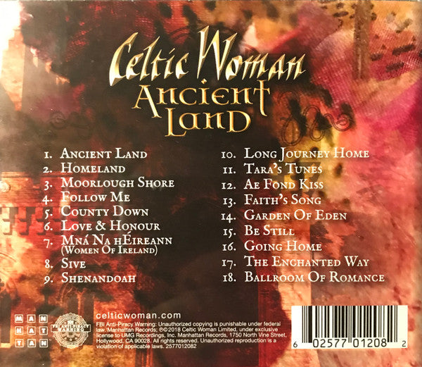 Celtic Woman : Ancient Land (CD, Album)