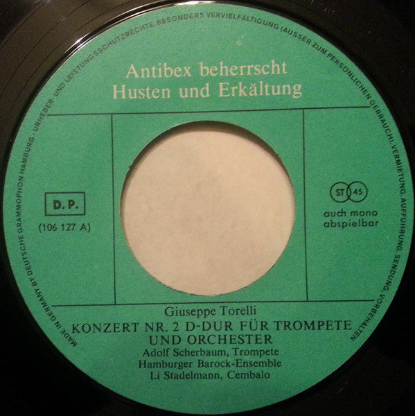 Adolf Scherbaum / Hamburger Barock-Ensemble : Er Beherrscht Sein Instrument (7", Gat)