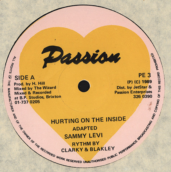 Sammy Levi : Hurting On The Inside (12")